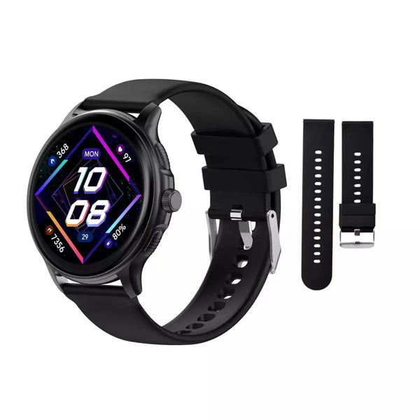 Smartwatch Peje ZW08 A Prova D'água Amoled Pulseira Extra - Preto