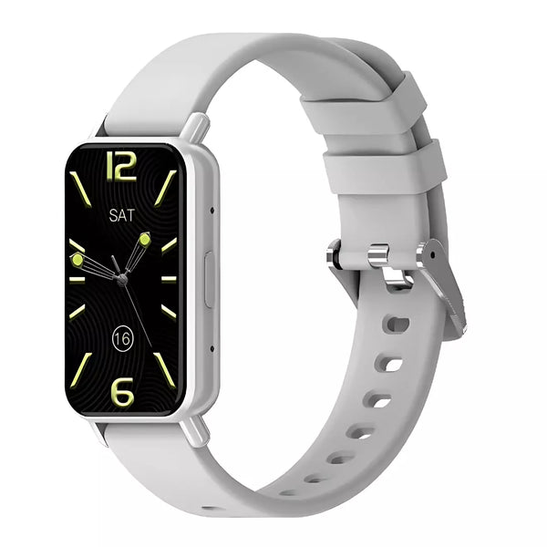 Smartwatch Peje Band 1 Faz Chamadas A Prova D'água - Prata