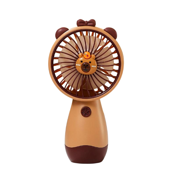 Ventilador de Mão Silencioso em Formato de Ursinho