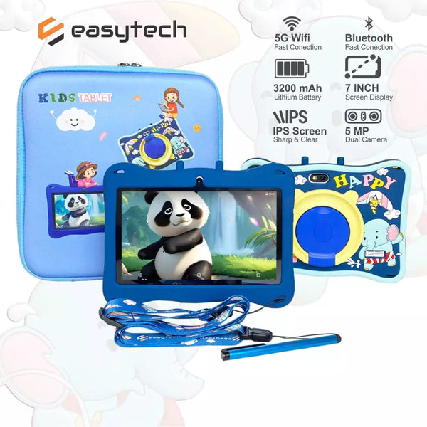 Tablet Infantil Kids 4/64GB Com Bolsa Caneta Touch - Azul