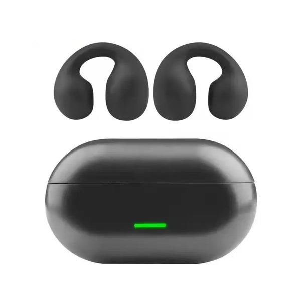 Fone De Ouvido Clip Brinco Bluetooth 5.3 Esportivo - Preto
